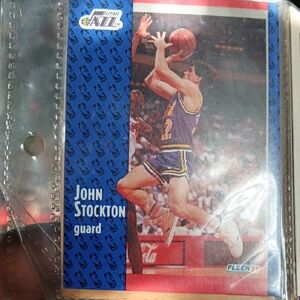 Basketball Trading Card - Blue and Red